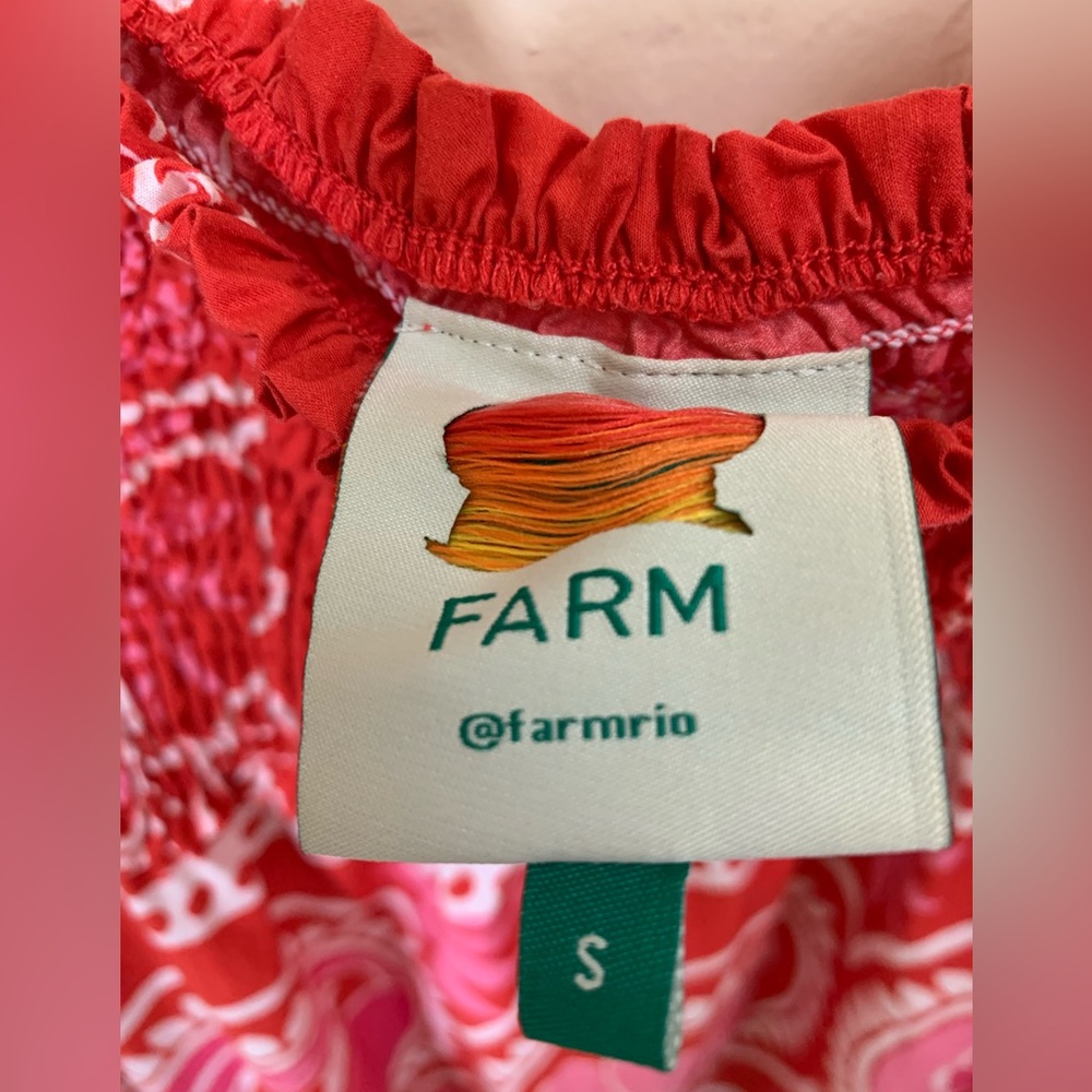 FARM Rio Red Floral Mini Dress - Picture 16 of 16